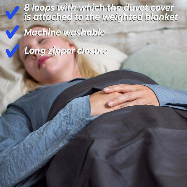 Polar Night katoenen dekbedovertrek 150x200 cm Polar Night dekbedovertrek Shopvoorgezondheid