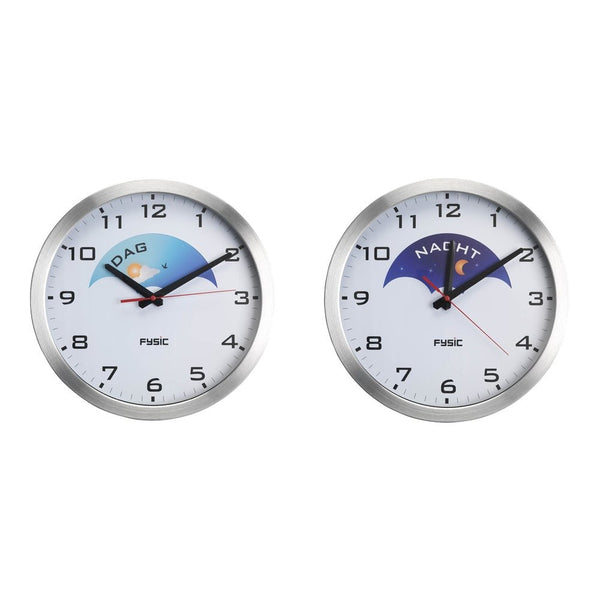 Fysic FK150 Analoge Dementieklok met dag en nacht aanduiding Fysic Klok Shopvoorgezondheid