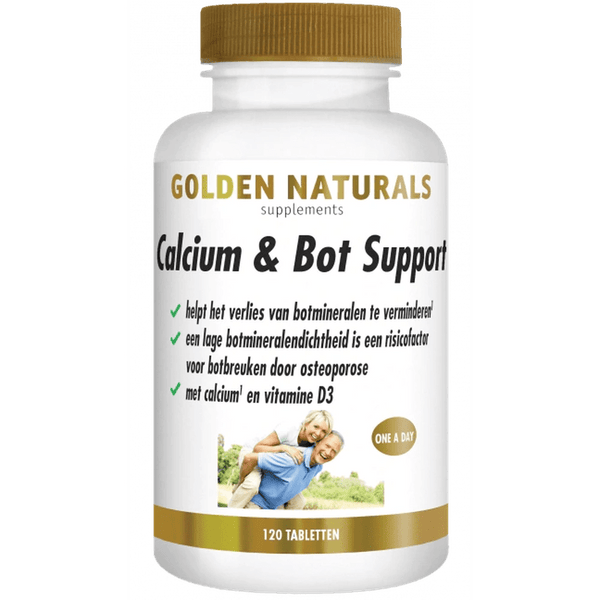 Golden Naturals Calcium en Bot Support GN-608