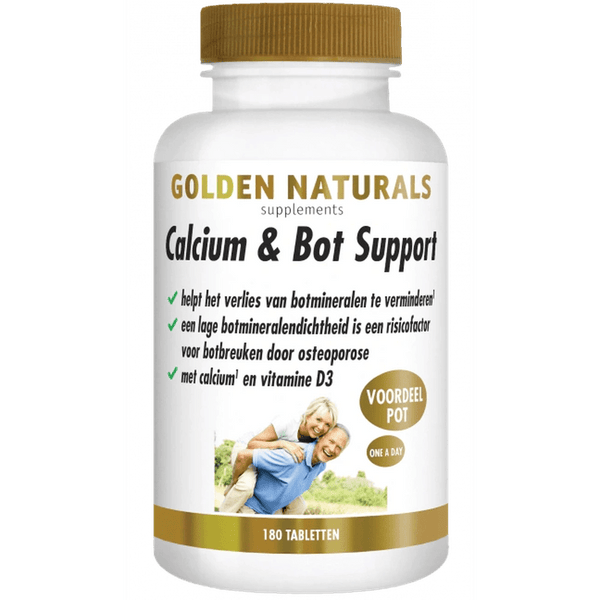 Golden Naturals Calcium en Bot Support GN-498