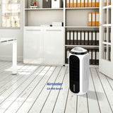 Clean Air Optima luchtkoeler in woonkamer setting met digitaal display