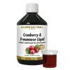 Golden Naturals Cranberry & D-mannose Liquid siroop in fles met glas, 500 ml