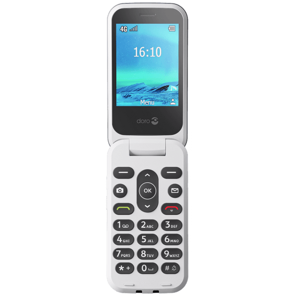 Doro 2820 Eenvoudige 4G Klaptelefoon Doro Seniorentelefoon Shopvoorgezondheid