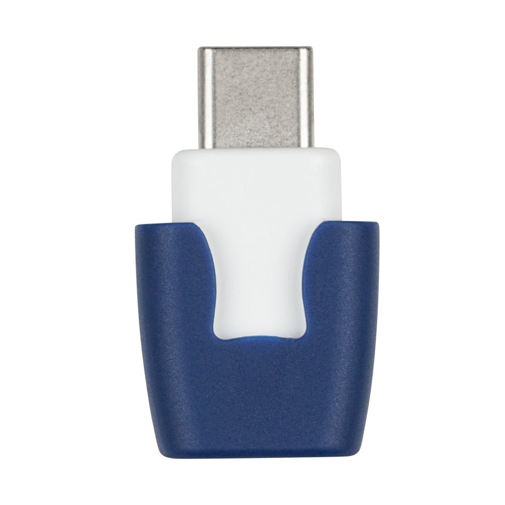 Heat-it device met witte USB-C connector en zilverkleurige metalen aansluiting