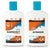 TravelSafe zonnebrandcrème SPF 50 en aftersun set van 2x200ml in witte fles met blauwe dop