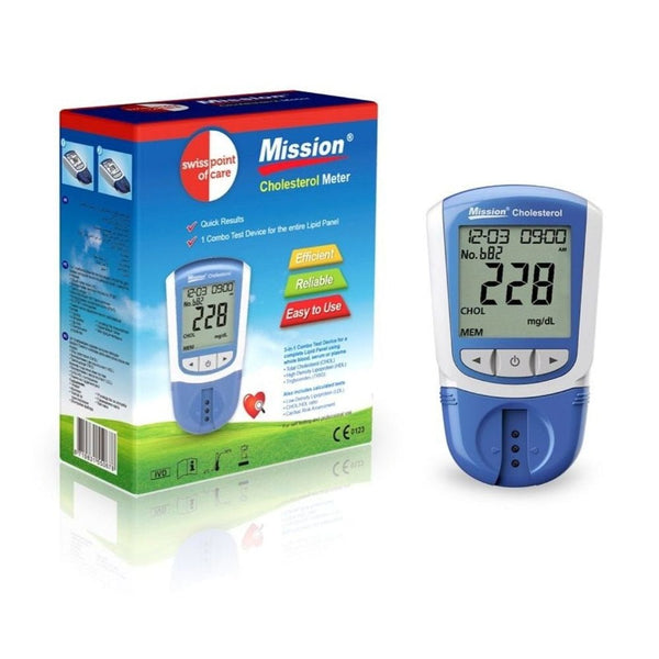 Mission 3-in-1 cholesterolmeter + verpakking - MIS55067-Shopvoorgezondheid