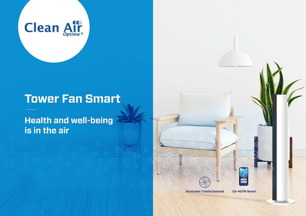 Clean Air Optima CA-407W Smart torenventilator sfeer