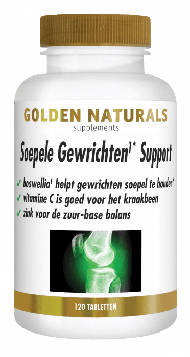 Golden Naturals Soepele Gewrichten Support(120 & 180 tabletten)