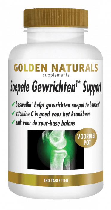 Golden Naturals Soepele Gewrichten Support(120 & 180 tabletten)