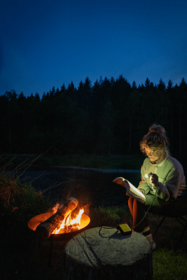 Waka waka 5 in 1 oplaadkabel connect outdoor lampje vrouw