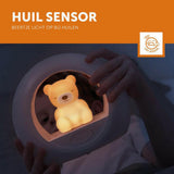 Geelverlichte Zazu Billy nachtlampje met huilsensor voor kind