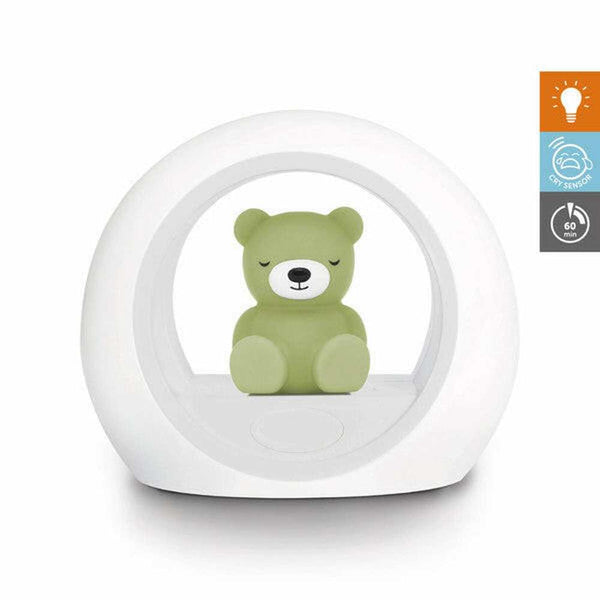 Zazu Nachtlampje Beer Billy, groen lichtkleur (ZA-BILLY-01)