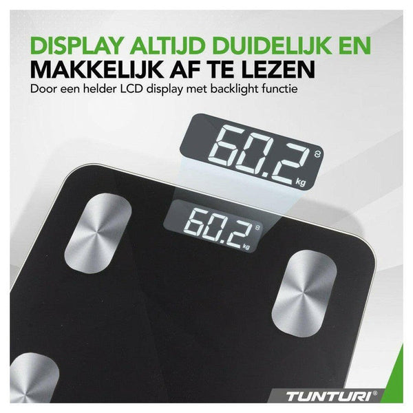 Tunturi SC30 Smart Scale weegschaal - TUNSC30-Shopvoorgezondheid