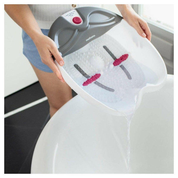Medisana FS 300 voetenbad leeg gieten- MED88363-Shopvoorgezondheid