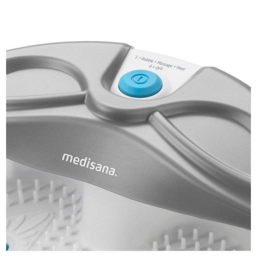 Bedieningspaneel Medisana FS 350 met éénknops bediening voor bubbel en warmte