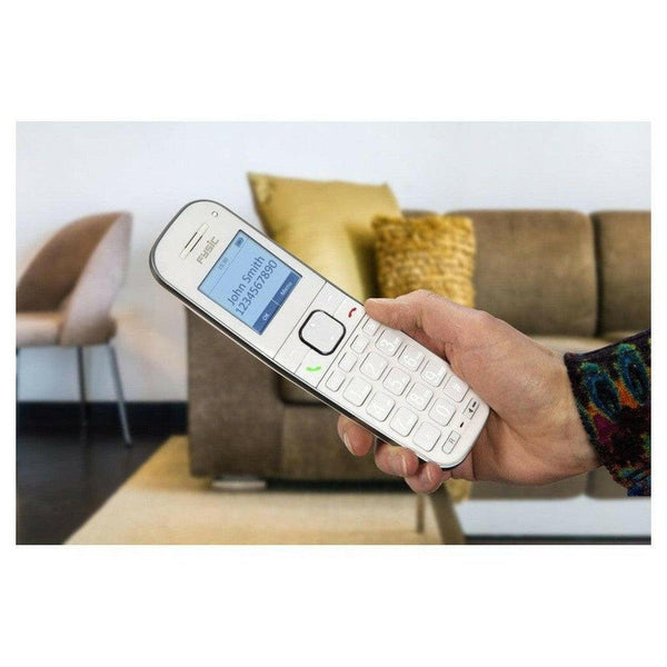 Fysic FX-9000 Duo Senioren DECT telefoon met grote toetsen en 2 handsets (wit) - FYSFX9000DUO-Shopvoorgezondheid