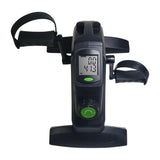 Digitale display en bedieningspanelen van zwarte Tunturi Cardio Fit M35 trainer