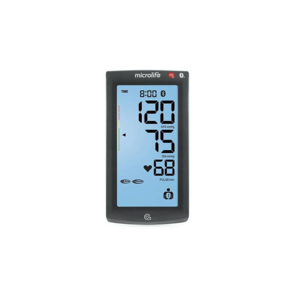 Microlife BP A7 Touch BT zwarte bloeddrukmeter touchscreen met AFIB en Diam functie