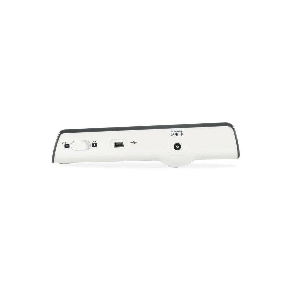 Microlife BP A7 Touch BT achterzijde USB-poort en stroomaansluiting