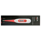 Zwarte verpakking Heda digitale thermometer met flexibele tip