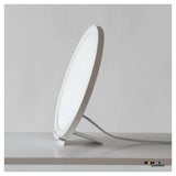 Innolux Rondo Air witte ronde daglichtlamp zijprofiel met voetstandaard