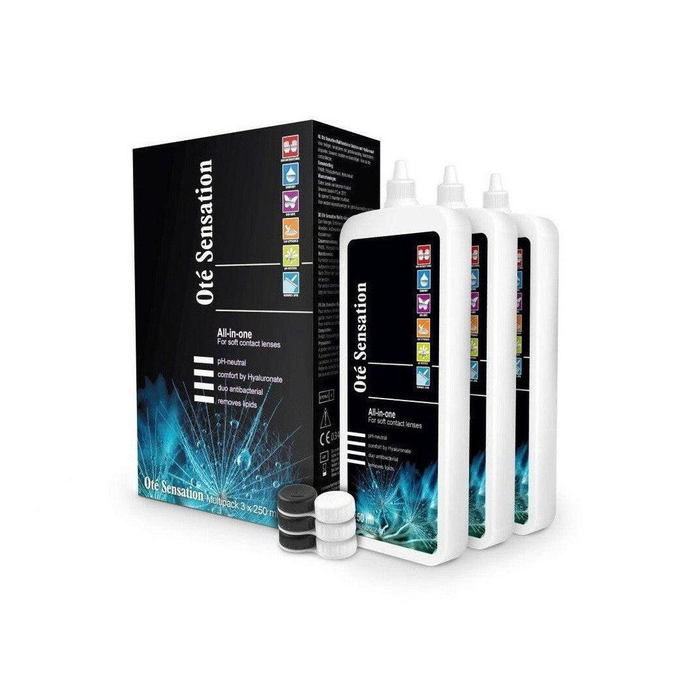 Oté Sensation All-in-one lenzenvloeistof 250 ml met lenshouder voor zachte lenzen