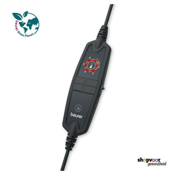 Beurer HD75 Nordic Grey Green Planet warmtedeken VG - BEUHD75GPVG-Shopvoorgezondheid