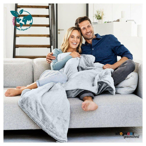 Beurer HD75 Nordic Grey Green Planet warmtedeken - BEUHD75GP-Shopvoorgezondheid