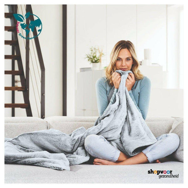 Beurer HD75 Nordic Grey Green Planet warmtedeken VG - BEUHD75GPVG-Shopvoorgezondheid