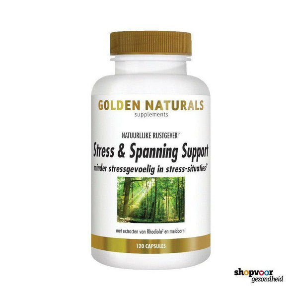 Golden Naturals Stress & Spanning Support - GOL64435-Shopvoorgezondheid