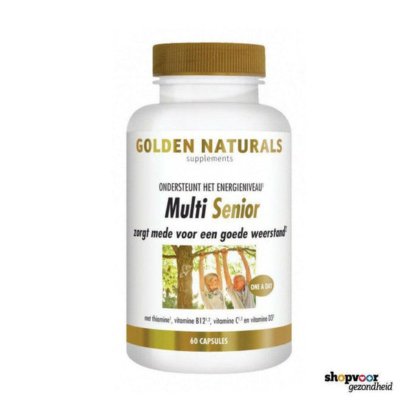 Golden Naturals Multi Senior (60 capsules) - GOL64312-Shopvoorgezondheid