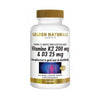 Golden Naturals Vitamine K2 200 mcg & D3 25 mcg - GOL64320-Shopvoorgezondheid
