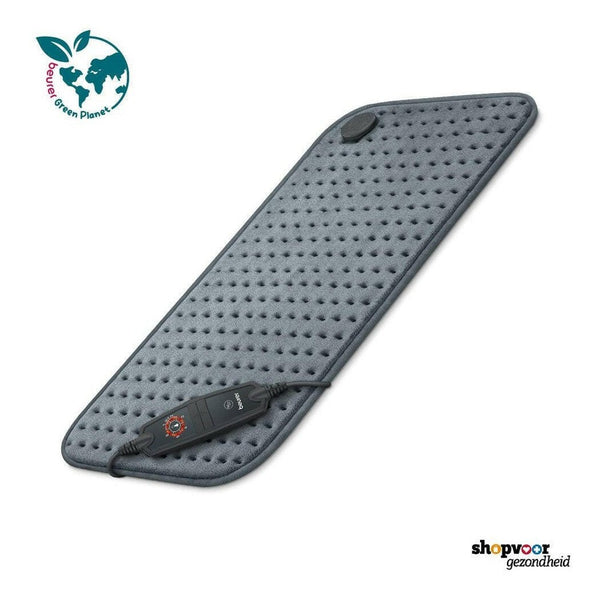 Beurer HK 123 XXL Cosy Grey Green Planet warmtekussen VG - BEUHK123GPVG-Shopvoorgezondheid