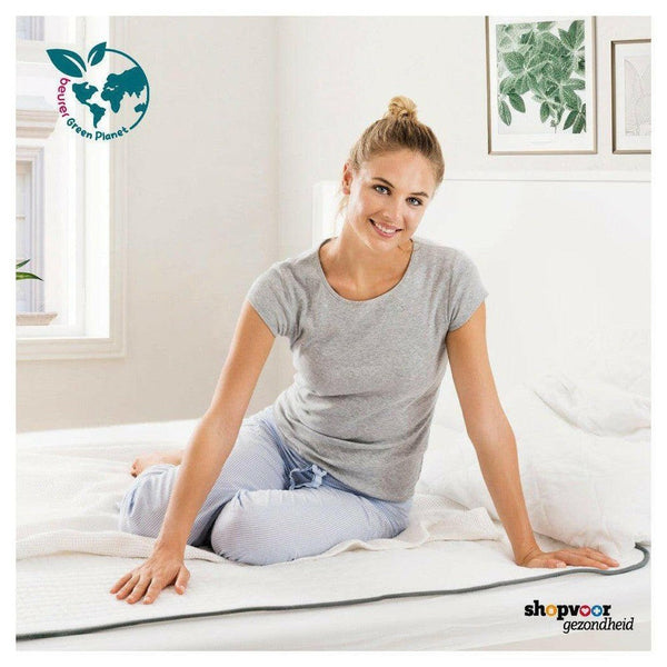 Beurer UB 60 Green Planet elektrische onderdeken - op bed - BEUUB60GP-Shopvoorgezondheid