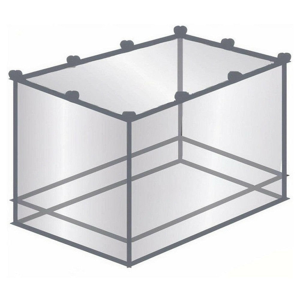 TravelSafe Box 2-persoons klamboe rechthoekig met frame en ophangpunten