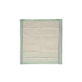 Witte absorberende onderlegger 60x60 cm met lichtgroene rand en ruitpatroon