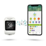 Accu-Chek Instant glucosemeter gekoppeld aan smartphone app voor dataoverdracht