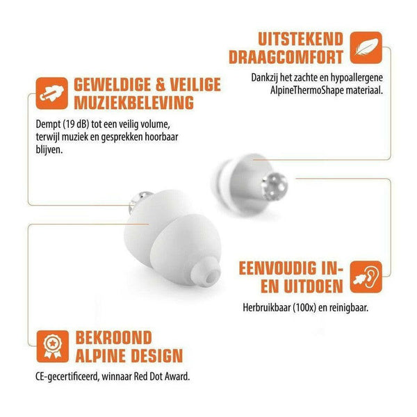 Alpine PartyPlug oordopjes - ALP02355-Shopvoorgezondheid