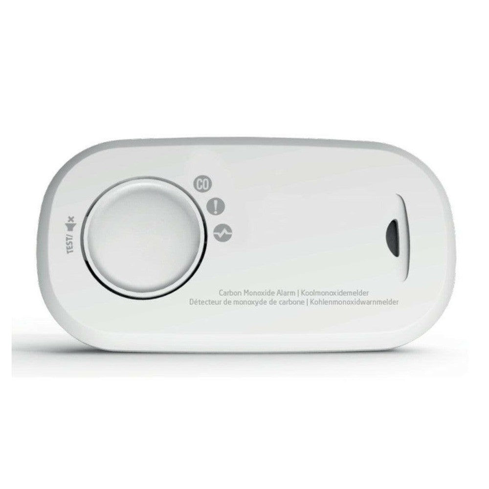 AngelEye AE-3813-EUR witte koolmonoxidemelder met testknop en 10 jaar levensduur