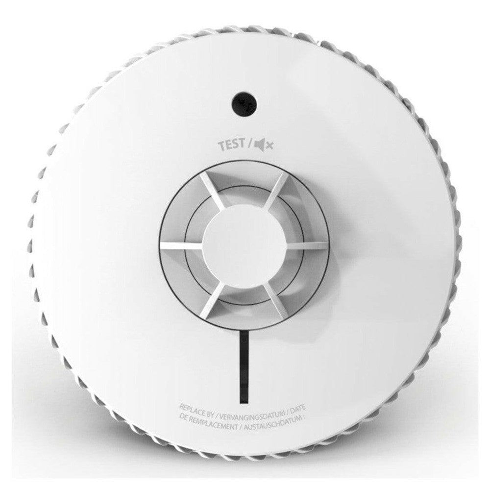 AngelEye hittemelder HT-AE-6715-EUR wit met centrale testknop