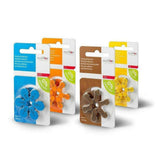 Assortiment Audifon hoortoestelbatterijen in diverse kleuren en typen: blauw 675, oranje 13, bruin 312 en geel 10