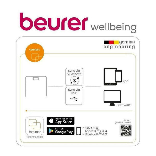 Beurer BF105 Body Complete lichaamsanalyse-weegschaal - BEUBF105-Shopvoorgezondheid