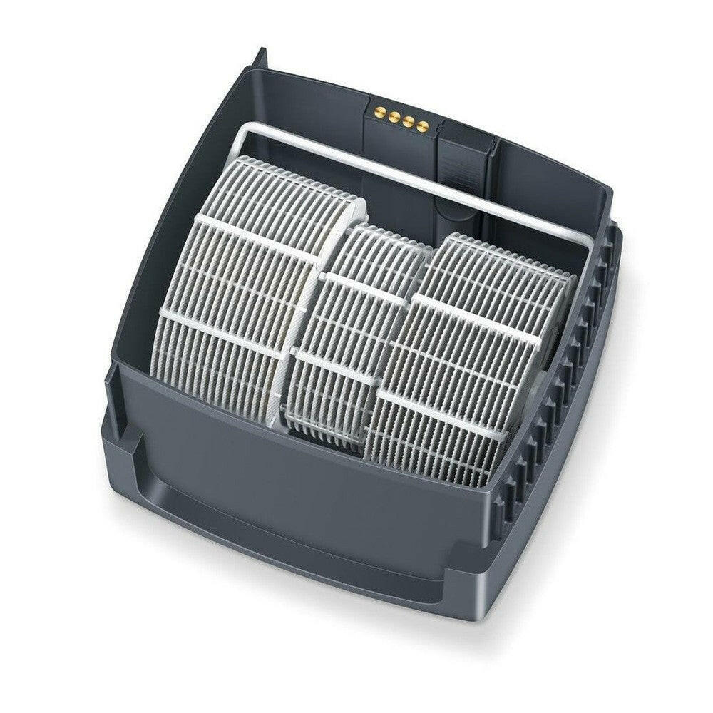 Beurer LW230 filtermodule met drie witte cilindrische elementen en handgreep