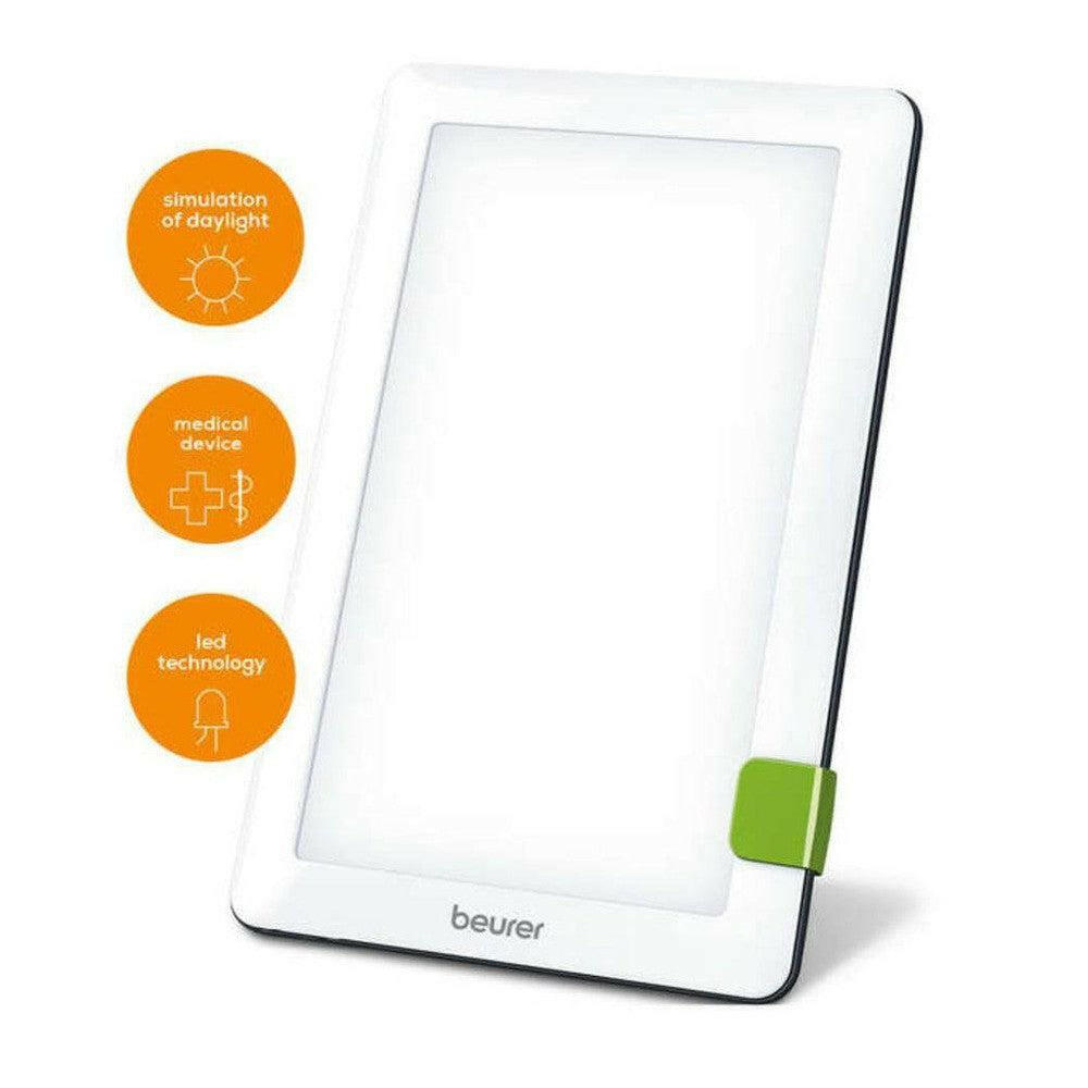 Beurer TL30 medische LED daglichtlamp met certificeringen en zon-simulatie