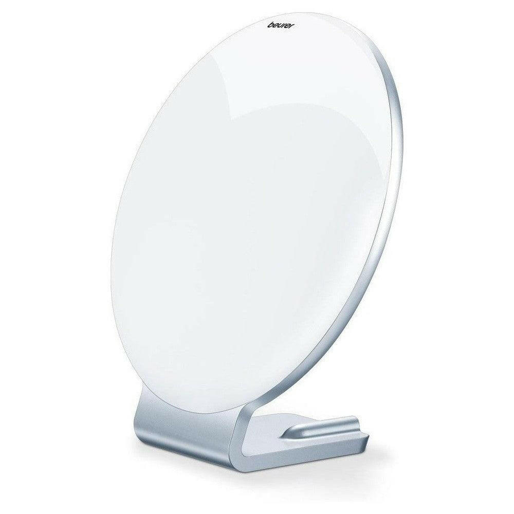 Beurer TL50 ronde daglichtlamp zilver met merklogo bovenaan