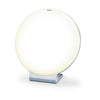Beurer TL50 daglichtlamp zilver centraal met warme gloed en matte voet