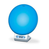 Beurer WL75 blauwe versie van de lichtwekker met zilveren voet