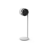 Profielweergave Boneco F230 staande ventilator wit met horizontale zwarte band