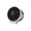 Boneco F50 witte compacte tafelventilator met zwart spiraalrooster