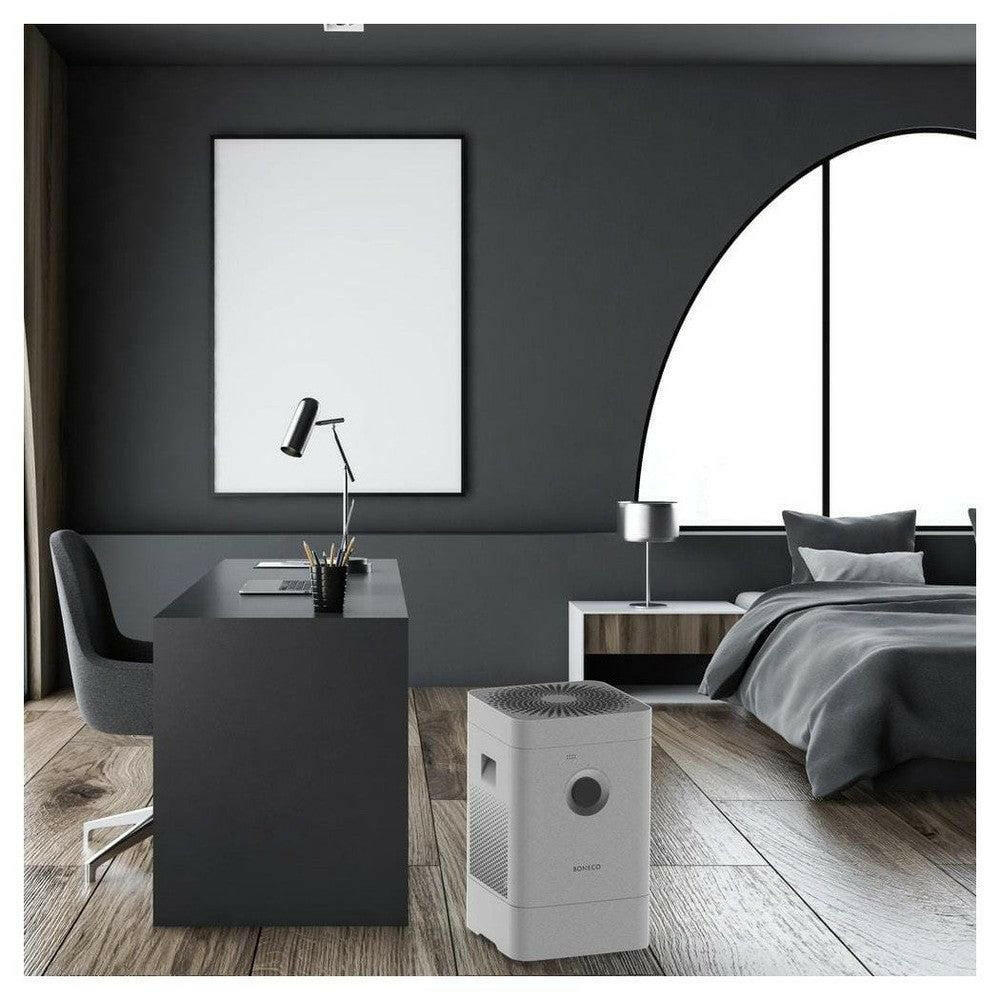 Boneco H300 hybride luchtwasser wit in modern interieur